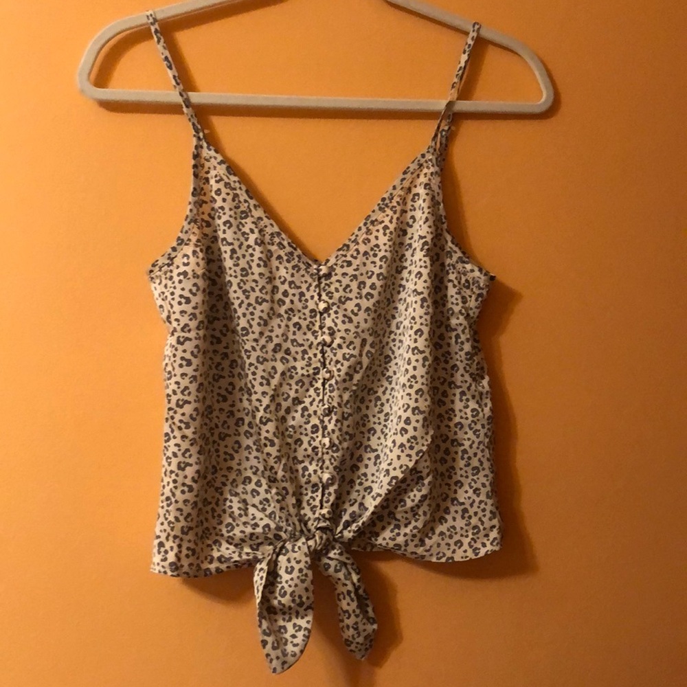 Leopard Print Tank Top